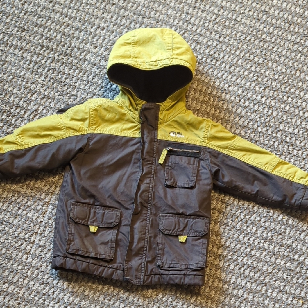 Old Navy Kids Two-Tone Fleece Lined Jacket.